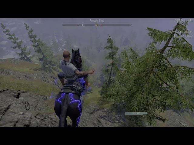 ESO: Jumping from White Fall Mountain in Northeast Cyrodiil