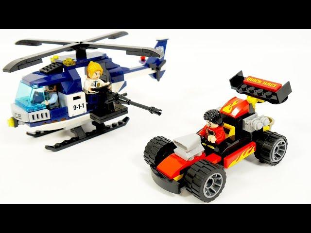 Build Lego Police Set -  Enlighten Brick 1904 the sinner and 1905 the sniper