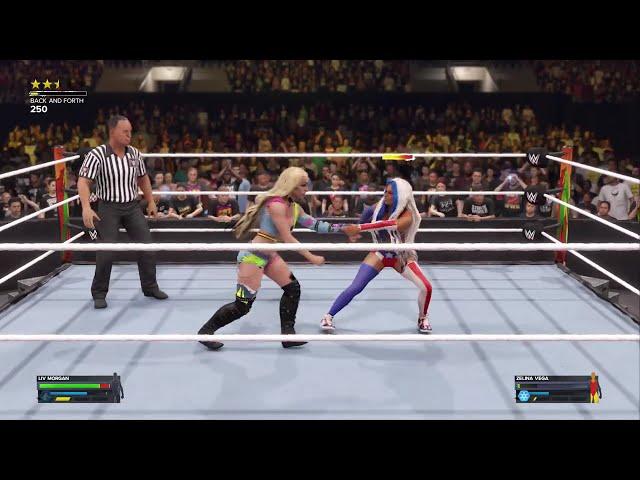 WWE 2K24 Money in the Bank Liv Morgan vs Zelina Vega Woman's Championship fight