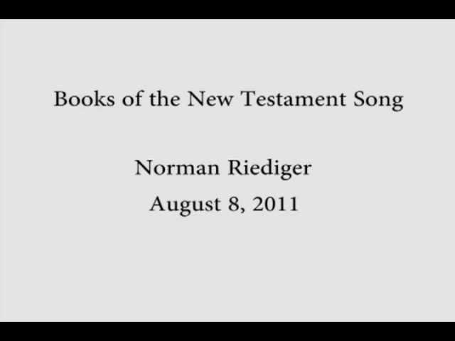 Books of the New Testament song