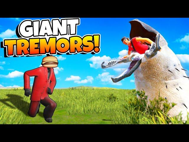 Giant TREMORS Tried to Eat Us in Garry's Mod?!