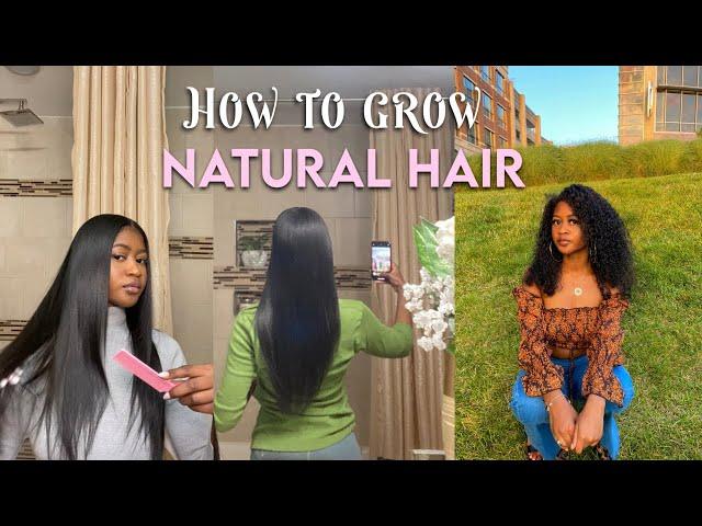 NATURAL HAIR CARE TIPS FOR LENGTH RETENTION & HAIR GROWTH | HOW TO GROW LONG HEALTHY HAIR