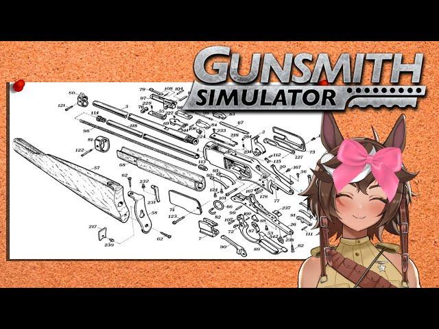 [GUNSMITH SIMULATOR] horses can create the finest of firearms || Tomoe Umari