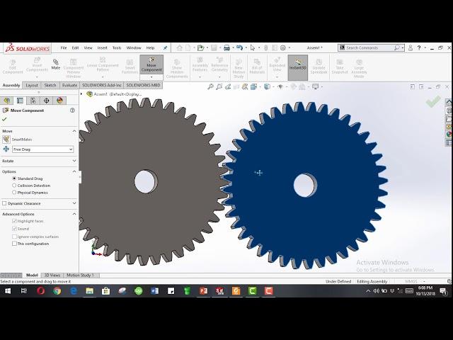 how to design spur gears in solidworks from the toolbox