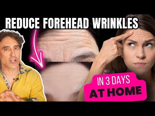 EASILY SMOOTH DEEP FOREHEAD LINES AT HOME INEXPENSIVELY