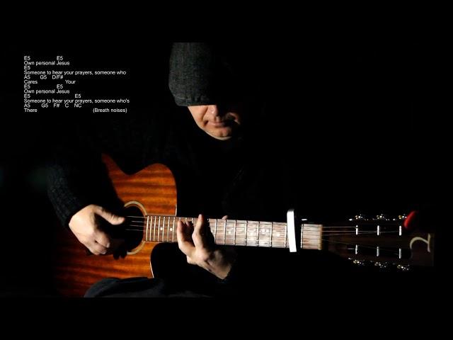 Personal Jesus - Fingerstyle Guitar + chords + lyrics.