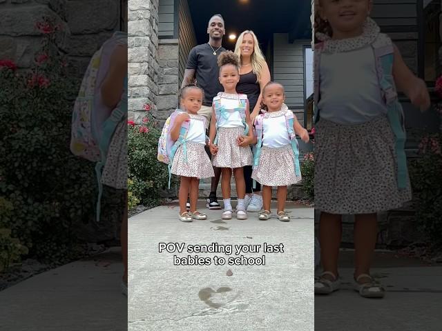 No one prepares you for this day, the house is so quiet#firstday #twin #mom #dad #family #parents