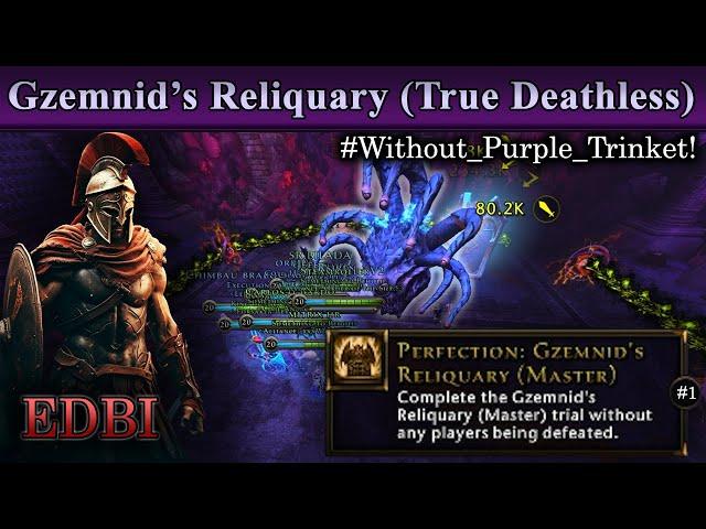 Deathless Achievement! Gzemnid Reliquary (no purple glitch) [] EDBI's Tank POV.