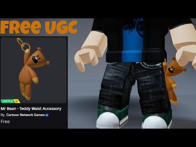 Free UGC Limited! How To Get Mr Bean - Teddy Waist Accessory | Roblox | Free UGC