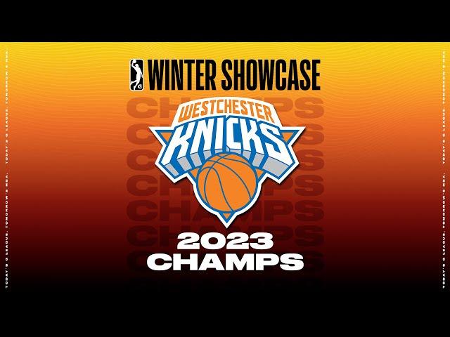 2023 G League Winter Showcase Trophy Presentation