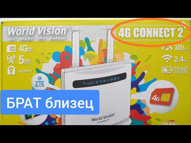 World Vision 4G Connect 2 Проводит интернет туда , куда провайдер не смог ️