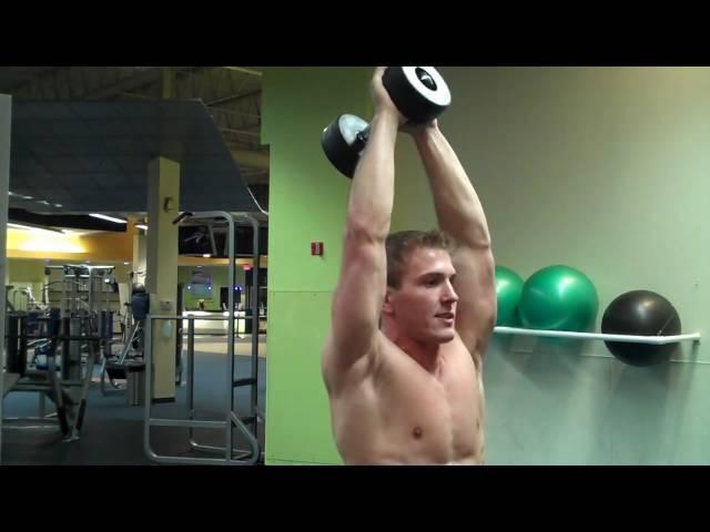 How To: Standing Overhead Dumbbell Tricep Extension