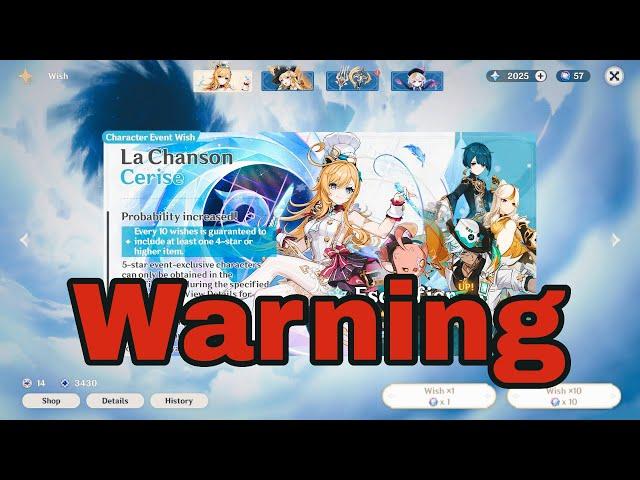 Warning!!To all f2p players beware of regret in version 5.6 genshin impact