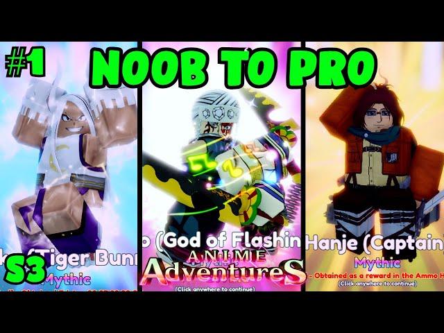 EP. #1 Noob To Pro S3 | First Mythical Trait And Meta Unit  In Anime Adventures