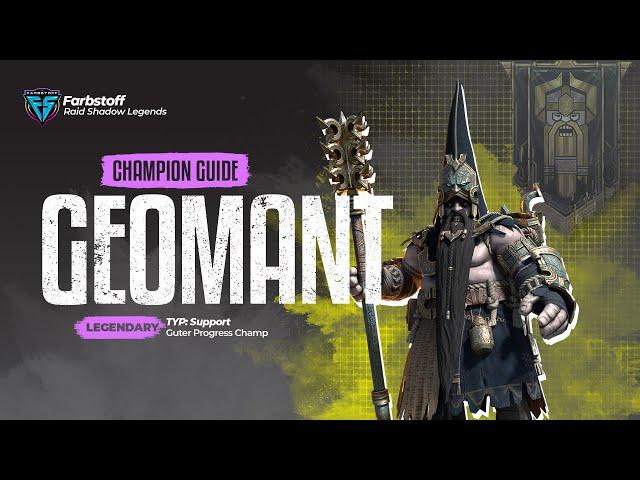 Raid: Shadow Legends - Champion Guide Geomant - gut für progress