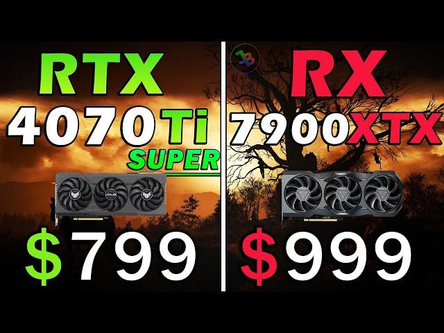 RTX 4070 Ti Super vs RX 7900 XTX | REAL Test in 10 Games | 1440p | Rasterization, RT, DLSS, FSR3, FG