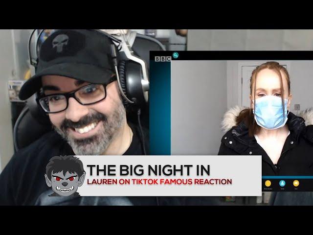 Lauren got TikTok famous but is she bovvered? | The Big Night In - BBC REACTION