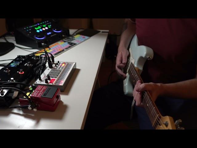 Guitar looping/Drum sequencing - Volca Sample, Boss RC-5, HX Stomp