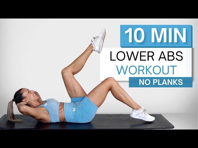 10 min LOWER ABS WORKOUT | Target the Low Belly | No Planks