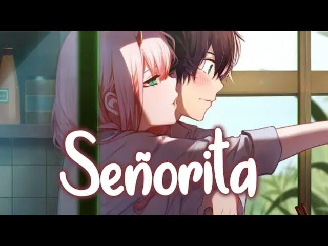 Nightcore - Señorita (Lyrics) [NMV]