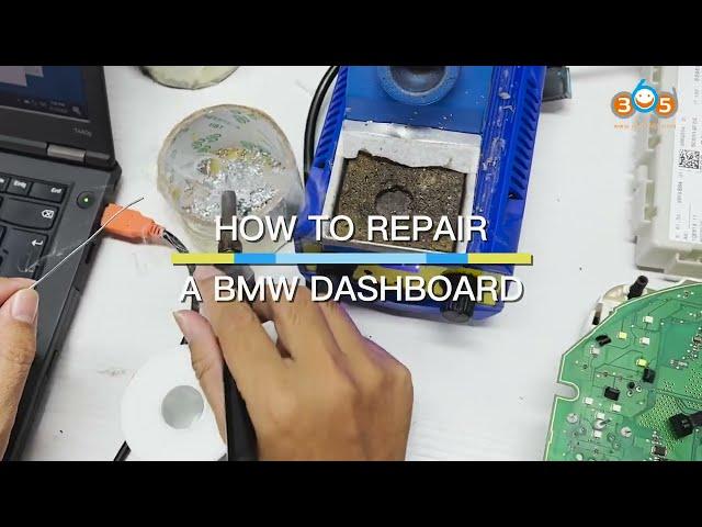 How to Repair BMW F series 35D160 Dashboard with VVDI Prog  OBDII365