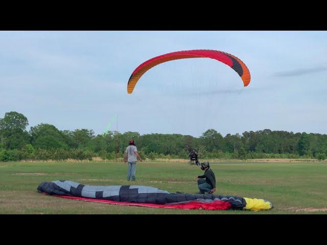 Paramotor classic too quick in the seat..AVOID THIS!!!! #Kyle O'Glee #Paramotor #crash