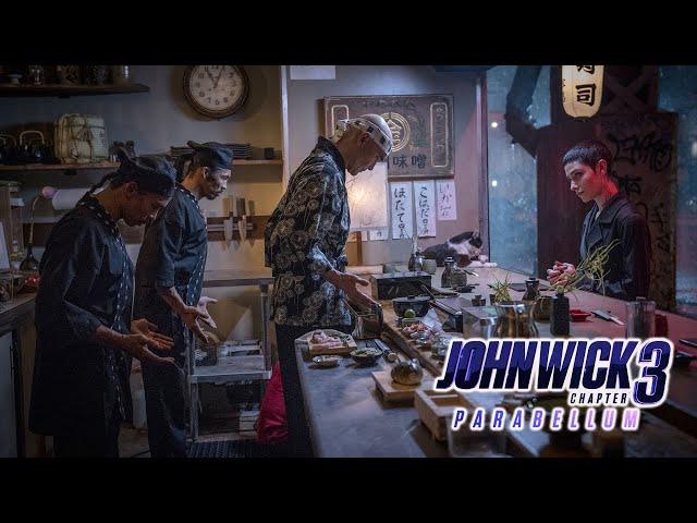 John Wick Chapter 3 Parabellum sushi bar assassins