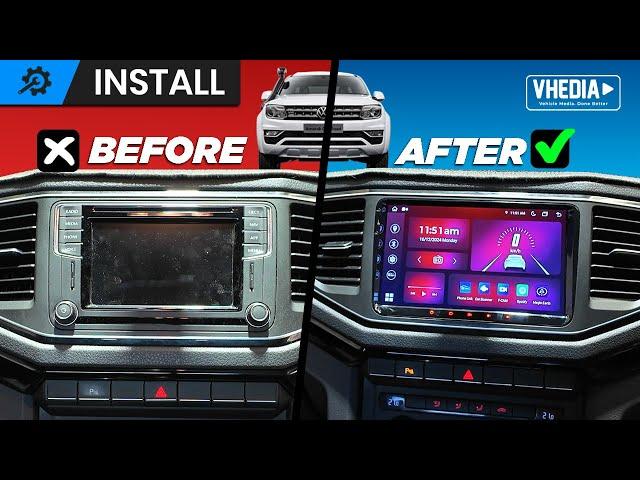 Volkswagen Amarok Head Unit Installation 2016-2022