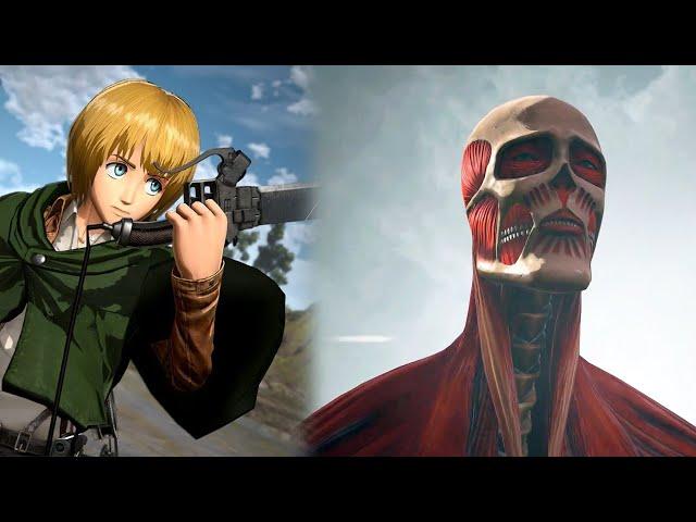 Armin Colossal Titan 𝐌𝐀𝐗 𝐋𝐄𝐕𝐄𝐋 Gameplay - ATTACK ON TITAN 2