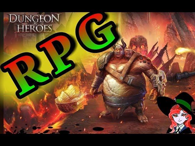 Обзор от Ведьмы игры DUNGEON & HEROES для android!Герои меча и магии в новом формате.RPG стратегия