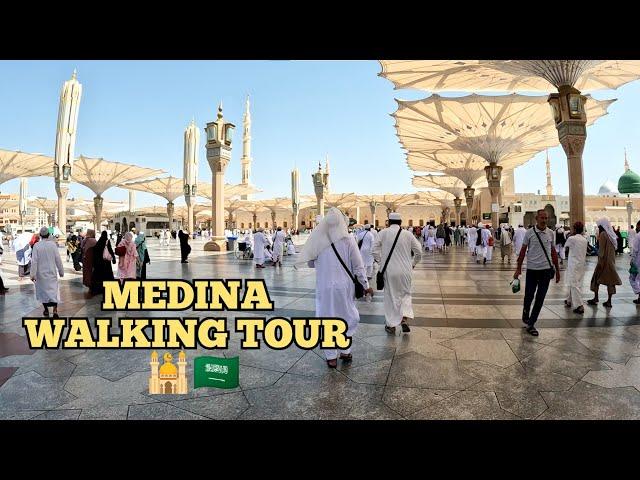 Medina Walking Tour Inside Masjid Al Nabawi and Downtown | Saudi Arabia