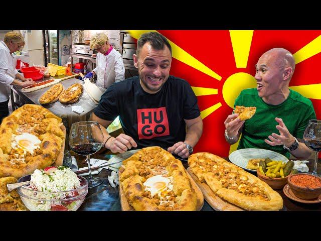 MACEDONIAN FOOD BEST FOOD IN THE BALKANS? Pastrmajlija & Shopska + Meat Feast in Skopje, Macedonia