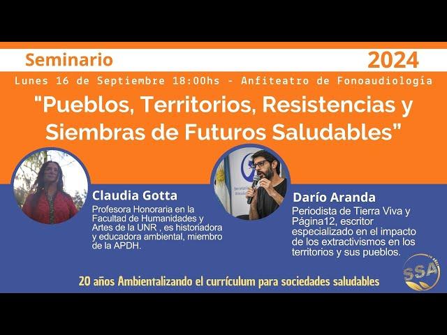 Seminario 18 de Salud Socioambiental - Ciclo 2024