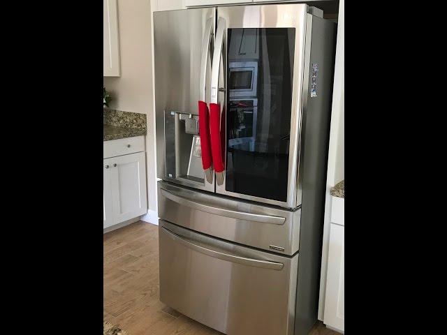 New LG Instaview French Door Door In Door Refrigerator Unboxing LMXS30796S