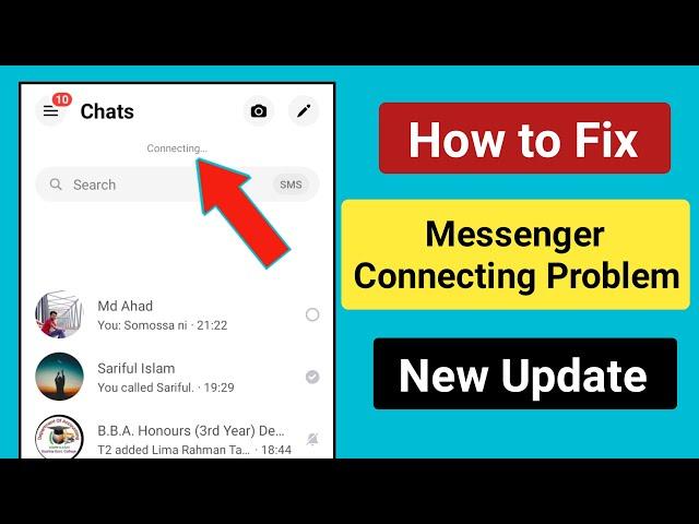 Fix Messenger Connecting Problem.Messenger Connecting Problem solve | Messenger network Problem