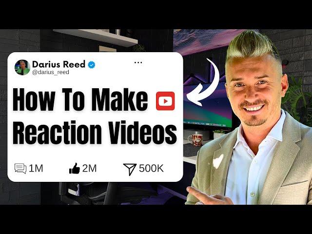 How To MAKE Reaction Videos For YouTube (FREE)