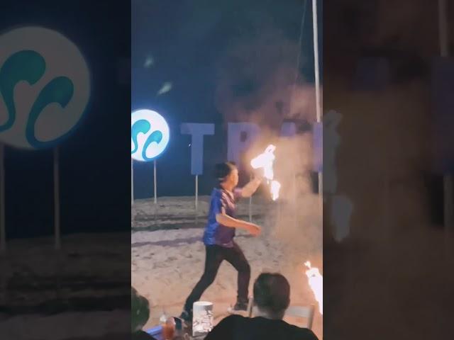 #fireshow #vacationmode #seaview #beachparty #travelvlog #vietnamtravel #asia