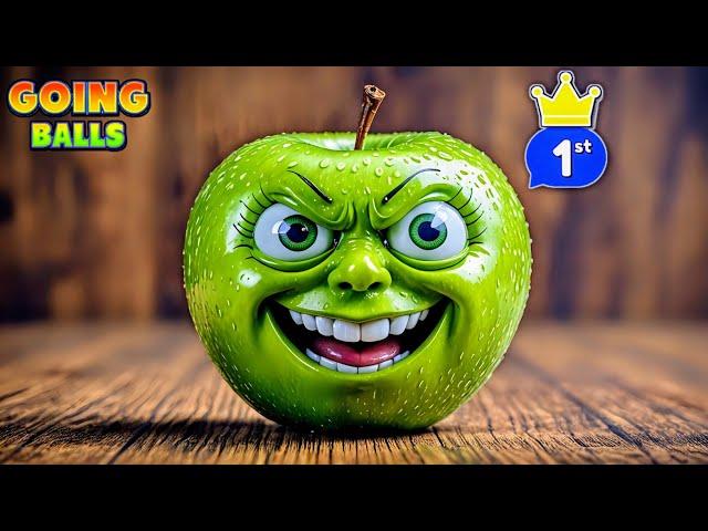 Will Angry Apple Ball Win Tournament Race In Going Balls.? 