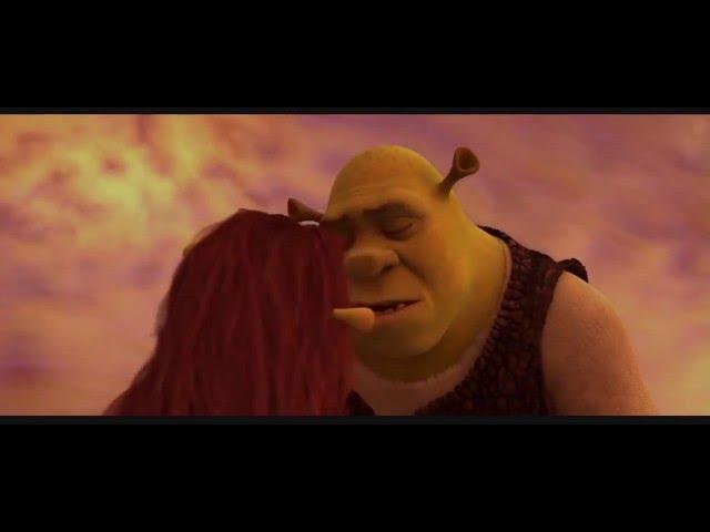 Fiona Kisses Shrek - Shrek Forever After