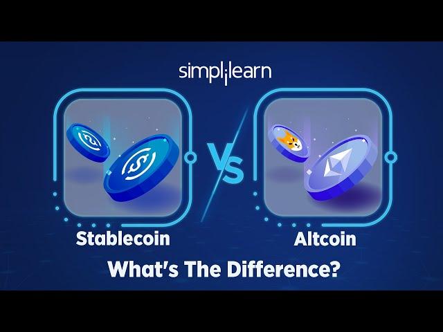 StableCoin Vs AltCoin: What's The Difference? | Cryptocurrency For Beginners | #Shorts | Simplilearn