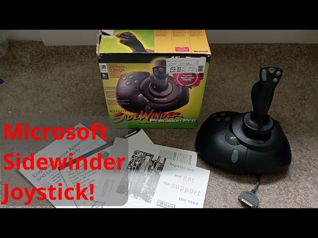 Checking out a Microsoft Sidewinder Precision Pro Joystick