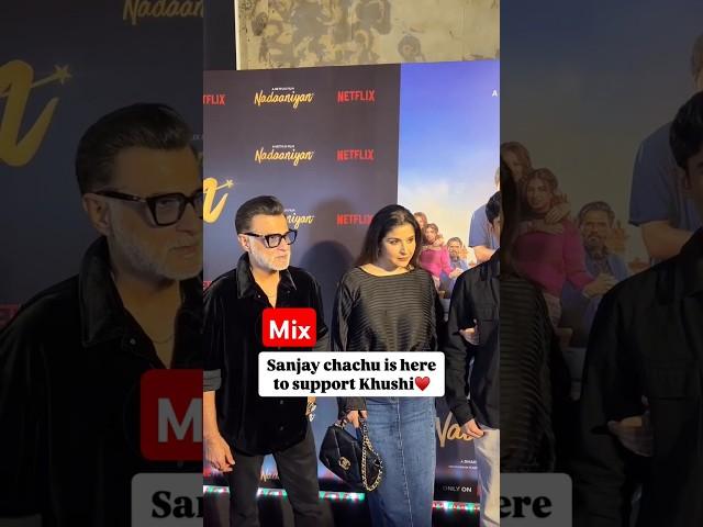 SANJAY CHACHU IS HERE TO SUPPORT KHUSHI l #nadaaniyanmovie #nadaaniyan #netflix