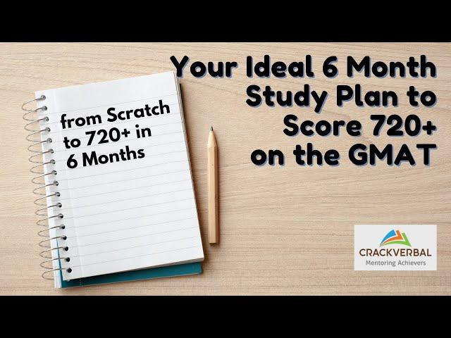 Your Ideal 6-Month GMAT Study Plan to Score 720+