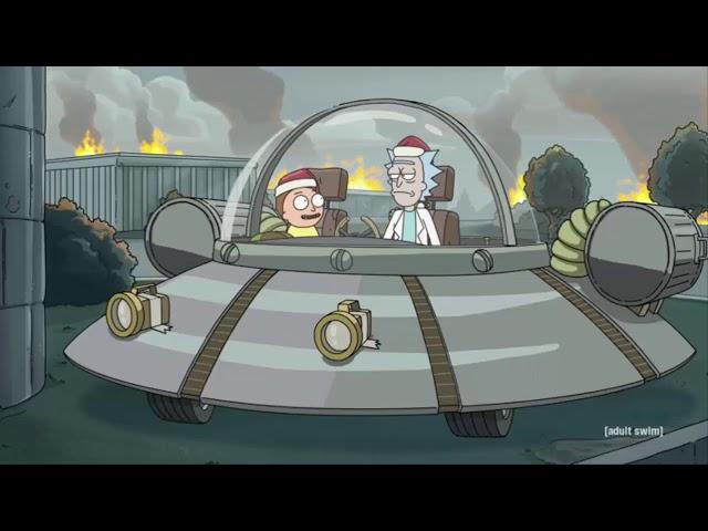 Rick and Morty Rattlestar Ricklactica - Time travel scenes in order