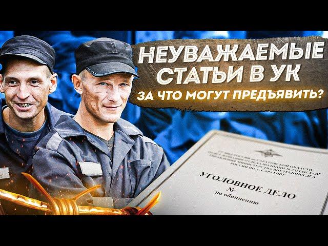 НЕУВАЖАЕМЫЕ статьи в тюрьме. За что могут предъявить