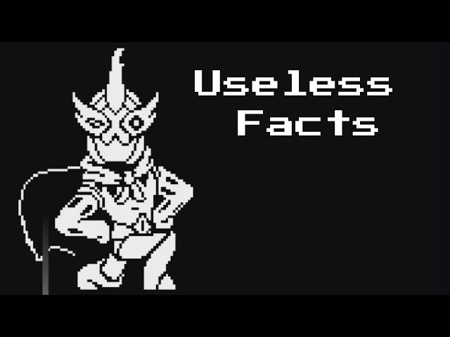 Useless Facts about Undertale Yellow (Dunes)