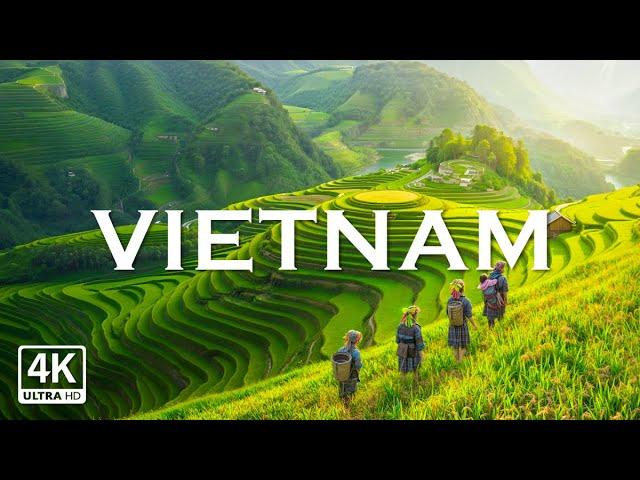 Vietnam Relaxation Film 4K - Peaceful Relaxing Music - Nature 4k Video Ultra HD