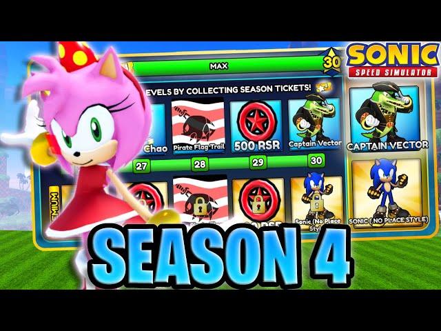 *SEASON 4* IS HERE! (Sonic Speed Simulator Update)