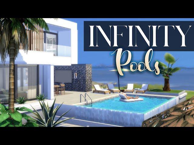 The Sims 4: INFINITY & SHALLOW POOLS [Tutorial] || How to make realistic pools in The Sims 4