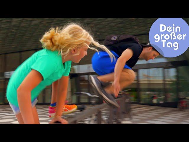 Sprung über jedes Hindernis - Charlotte läuft Parkour | Dein großer Tag | SWR Plus